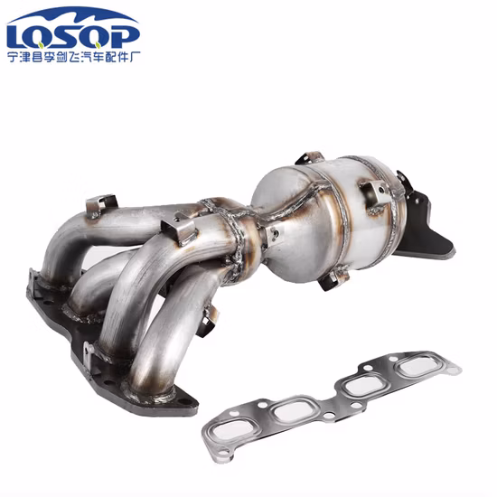 Convertisseur catalytique de collecteur d'échappement pour Nissan Teana 07